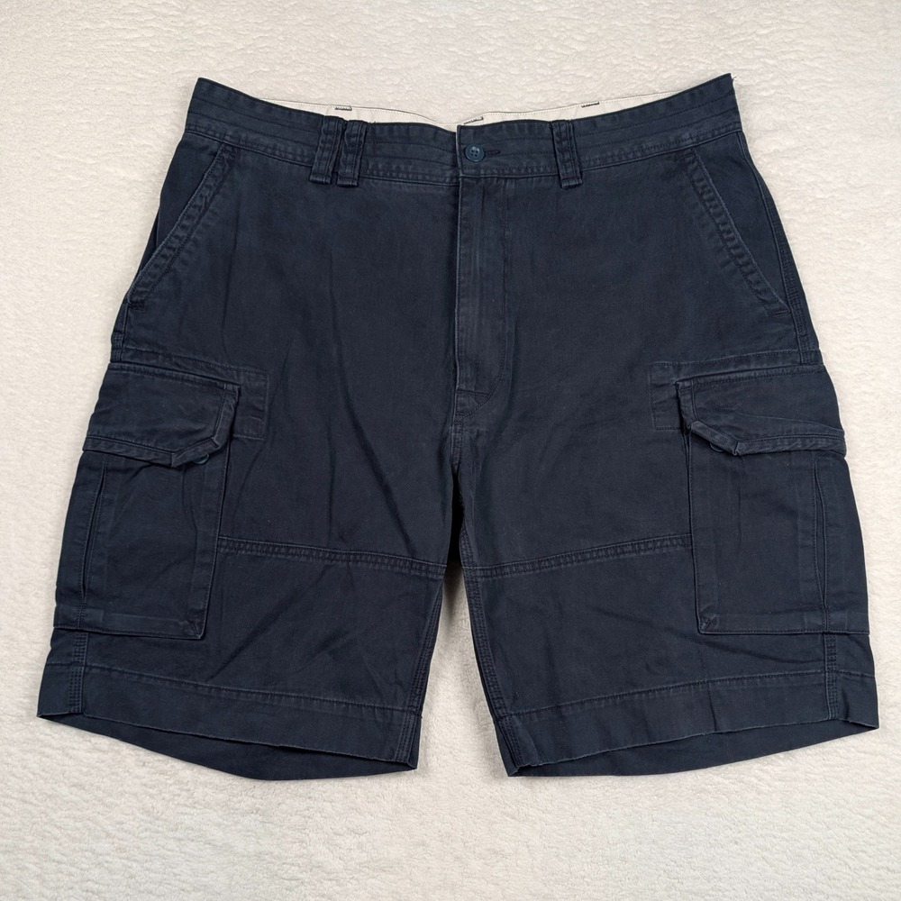 Polo Ralph Lauren Cargo Shorts Mens 40 Tall Long Navy Blue Classic Chino Utility